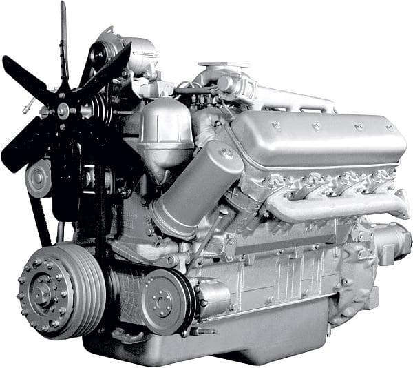 238М2-1000016 Двигатель ЯМЗ 238М2 с КП основной комплектации